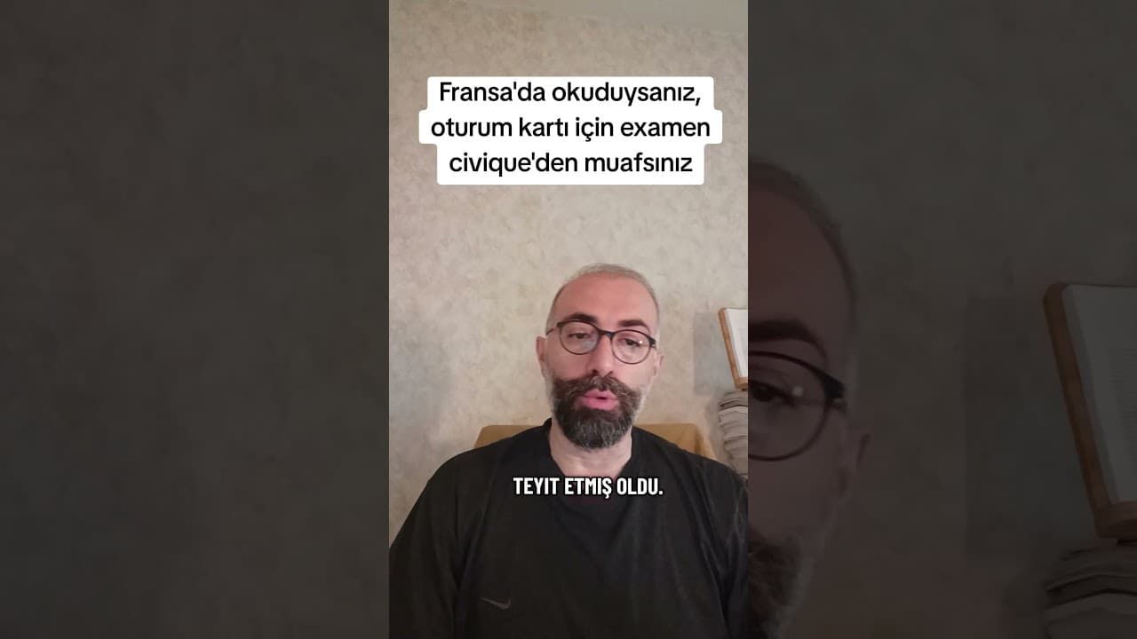 Fransa'da Oturum İzni Başvurularında Examen Civique Muafiyeti: Eğitimliler İçin Önemli Güncelleme