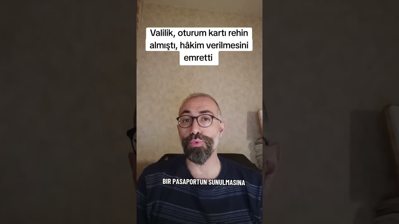 Pasaportunuz Olmasa Bile Oturum Kartınızı Alabilirsiniz: Valiliğin Hukuksuz Uygulamasına Yargı Dur Dedi!
