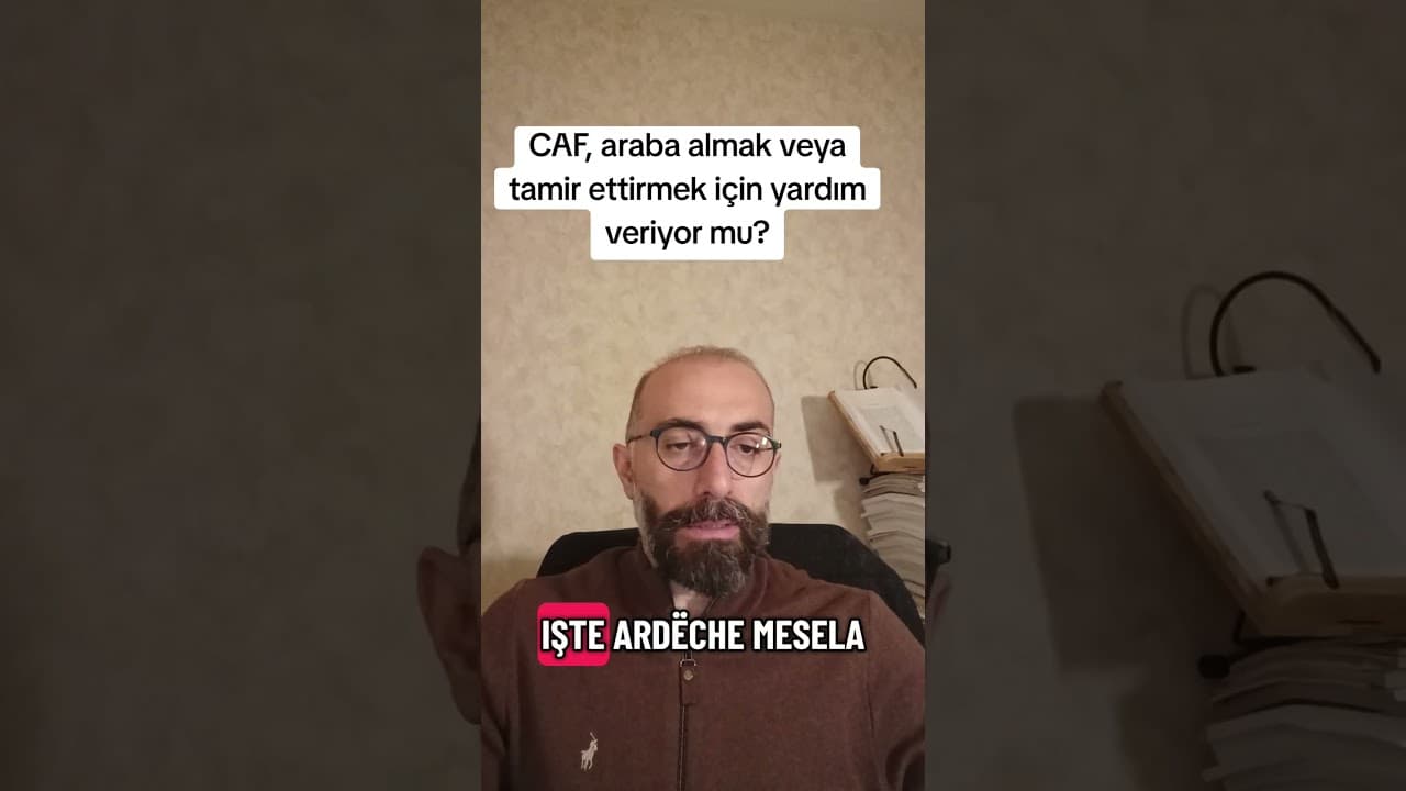 CAF'tan Araba Almak veya Tamir Ettirmek İçin Faizsiz Kredi: Prêt Mobilité