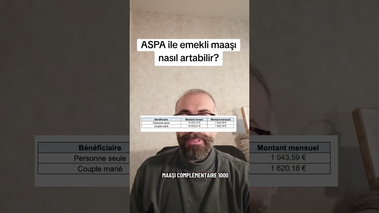 Fransa'da Emeklilik ve ASPA Yardımı: Bilmeniz Gerekenler